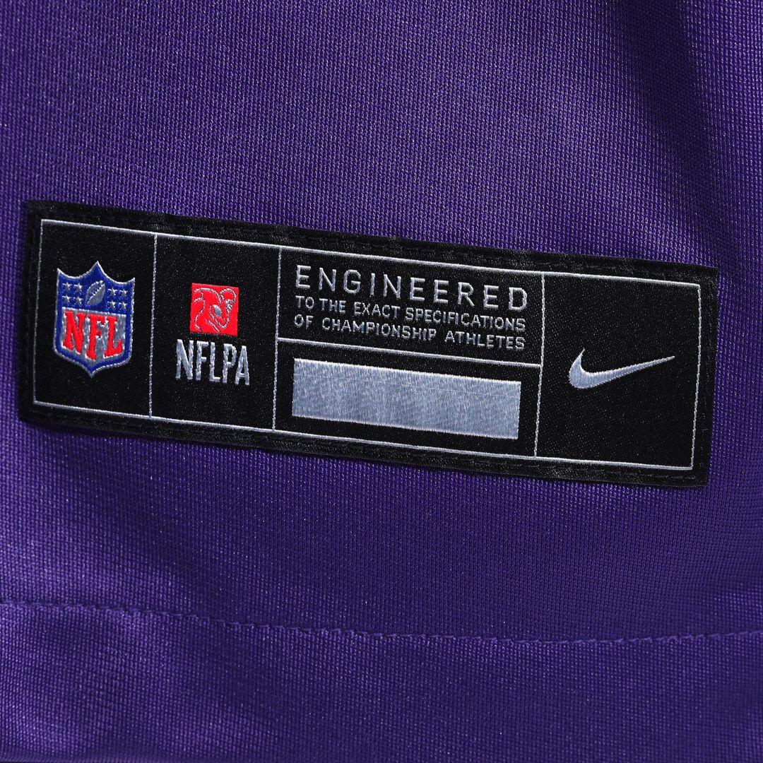 James Pierre Minnesota Vikings Nike Team Game Jersey -  Purple