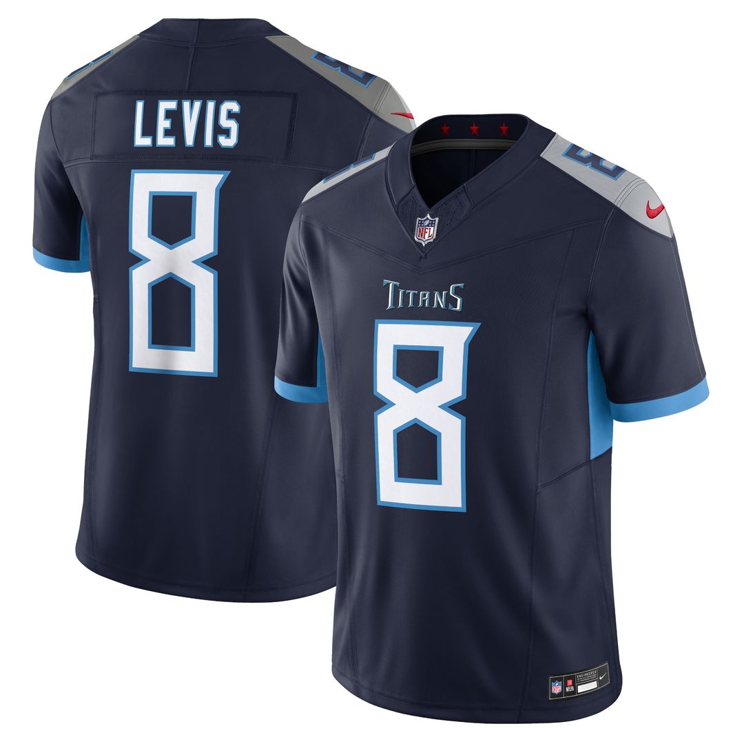 Will Levis Tennessee Titans Nike Alternate Oilers Throwback Vapor F.U.S.E. Limited Jersey - Light Blue