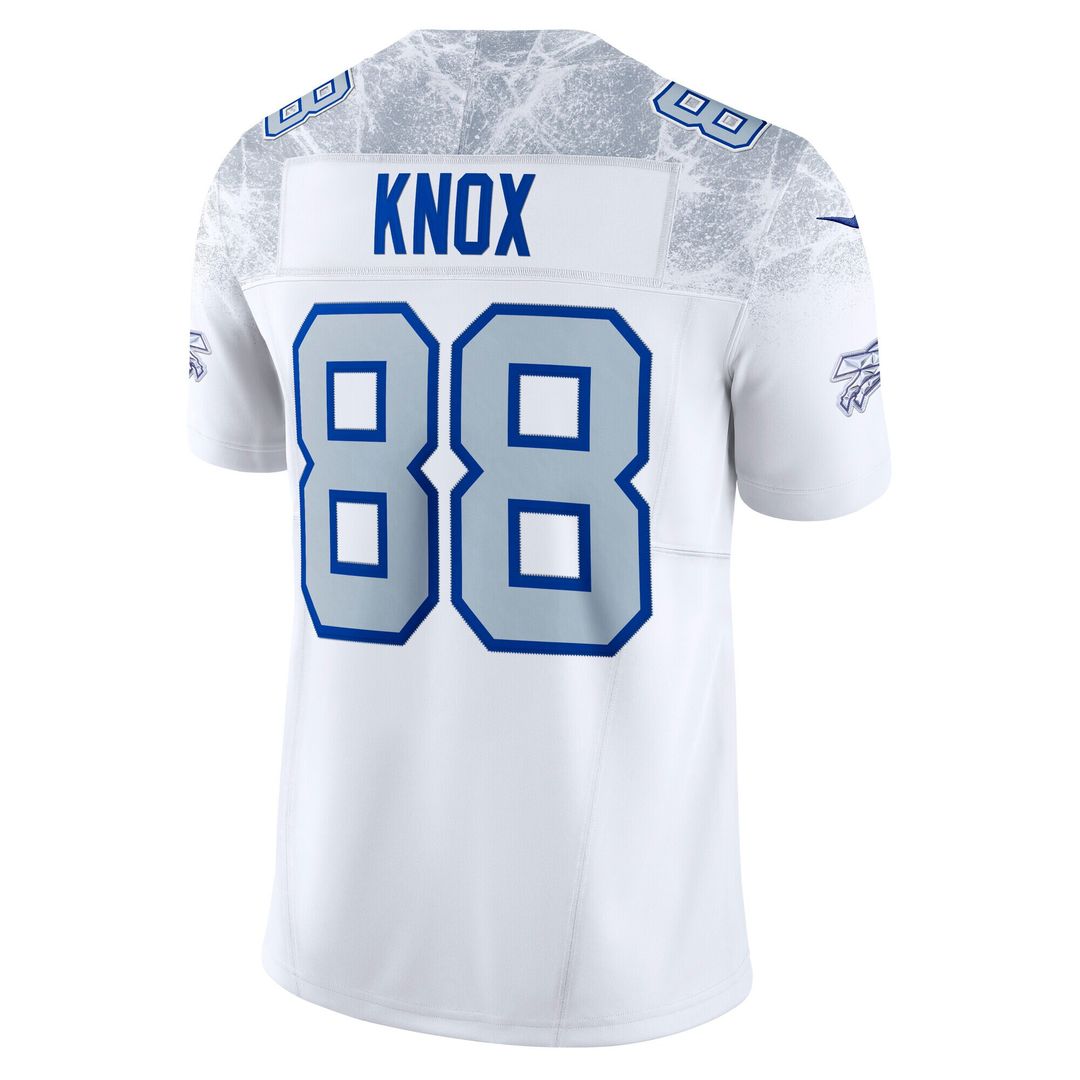 Dawson Knox Buffalo Bills Nike 2025 Rivalries Collection Stitched Limited Jersey - White