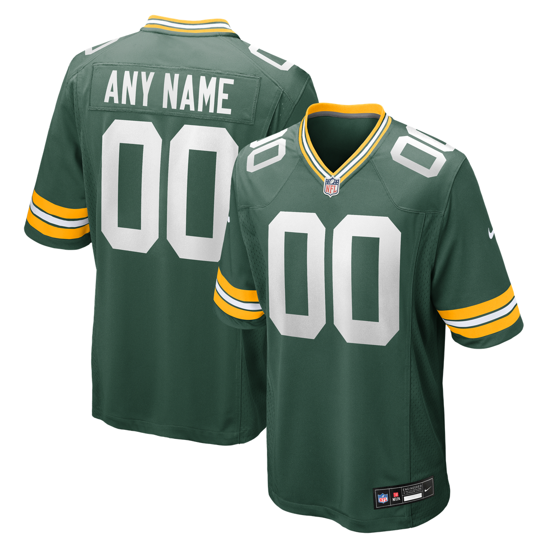 Green Bay Packers Nike Custom Game Jersey - Green