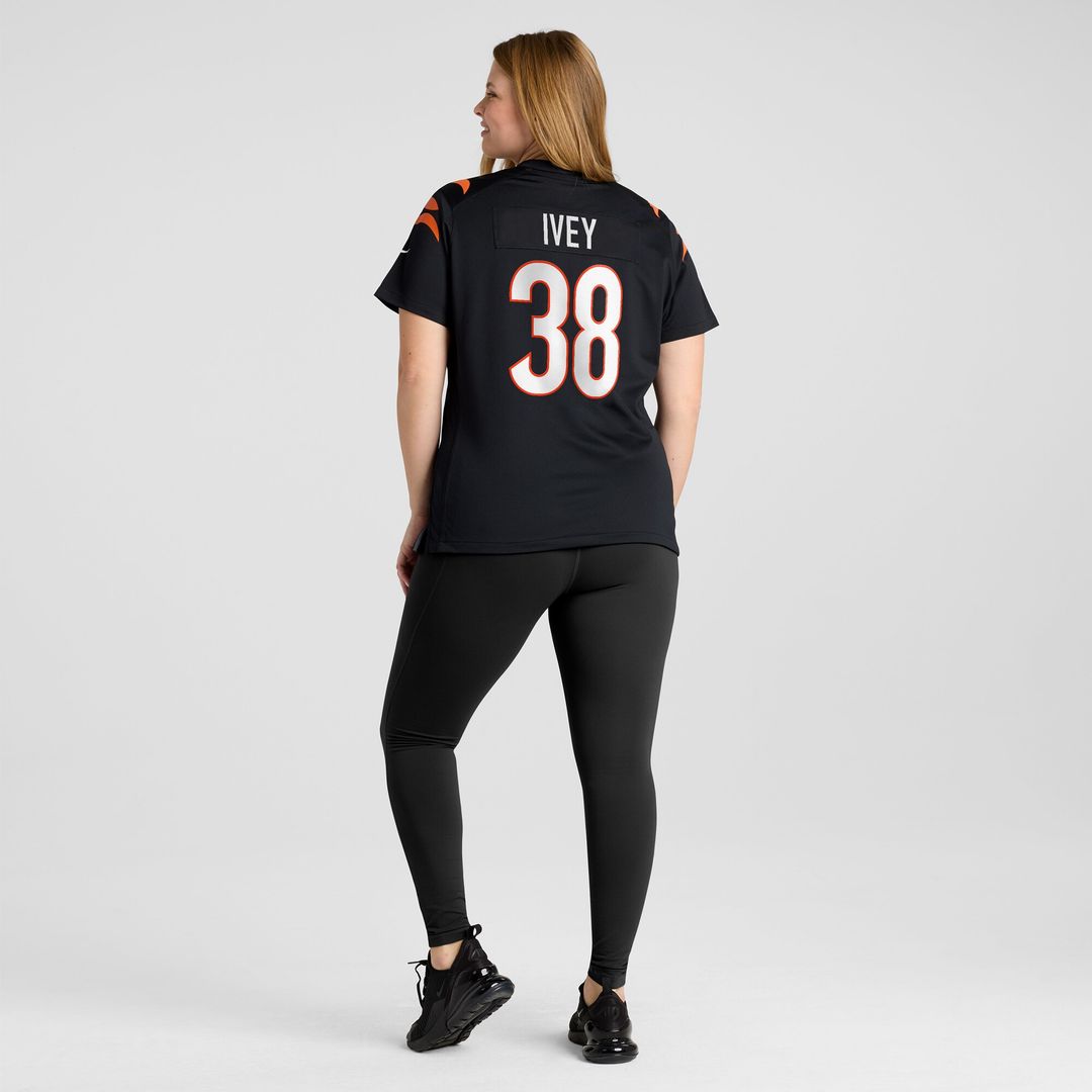 DJ Ivey Cincinnati Bengals Nike Women's Team Game Jersey -  Black