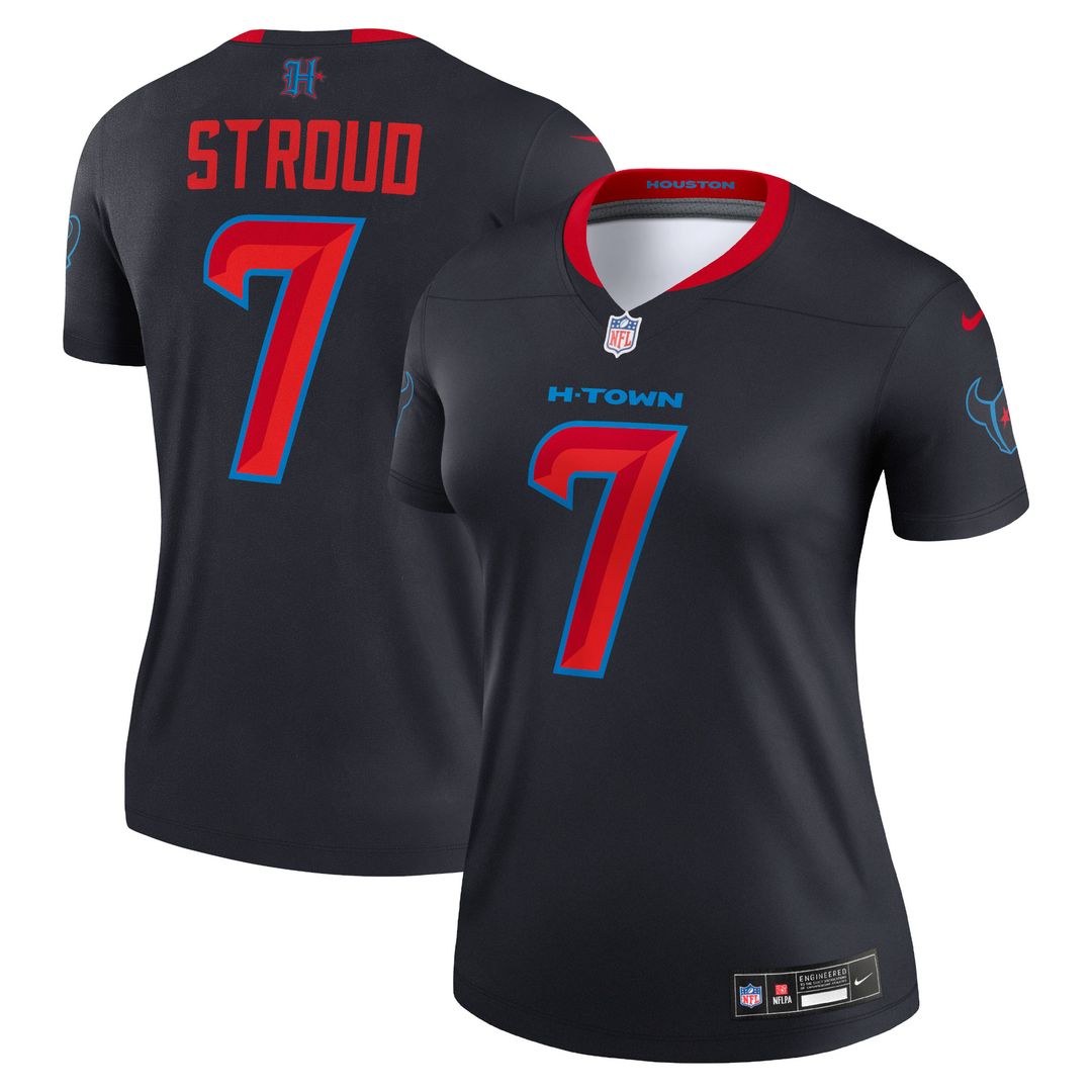 C.J. Stroud Houston Texans Nike Women's Alternate Legend Player Performance Top -  Red