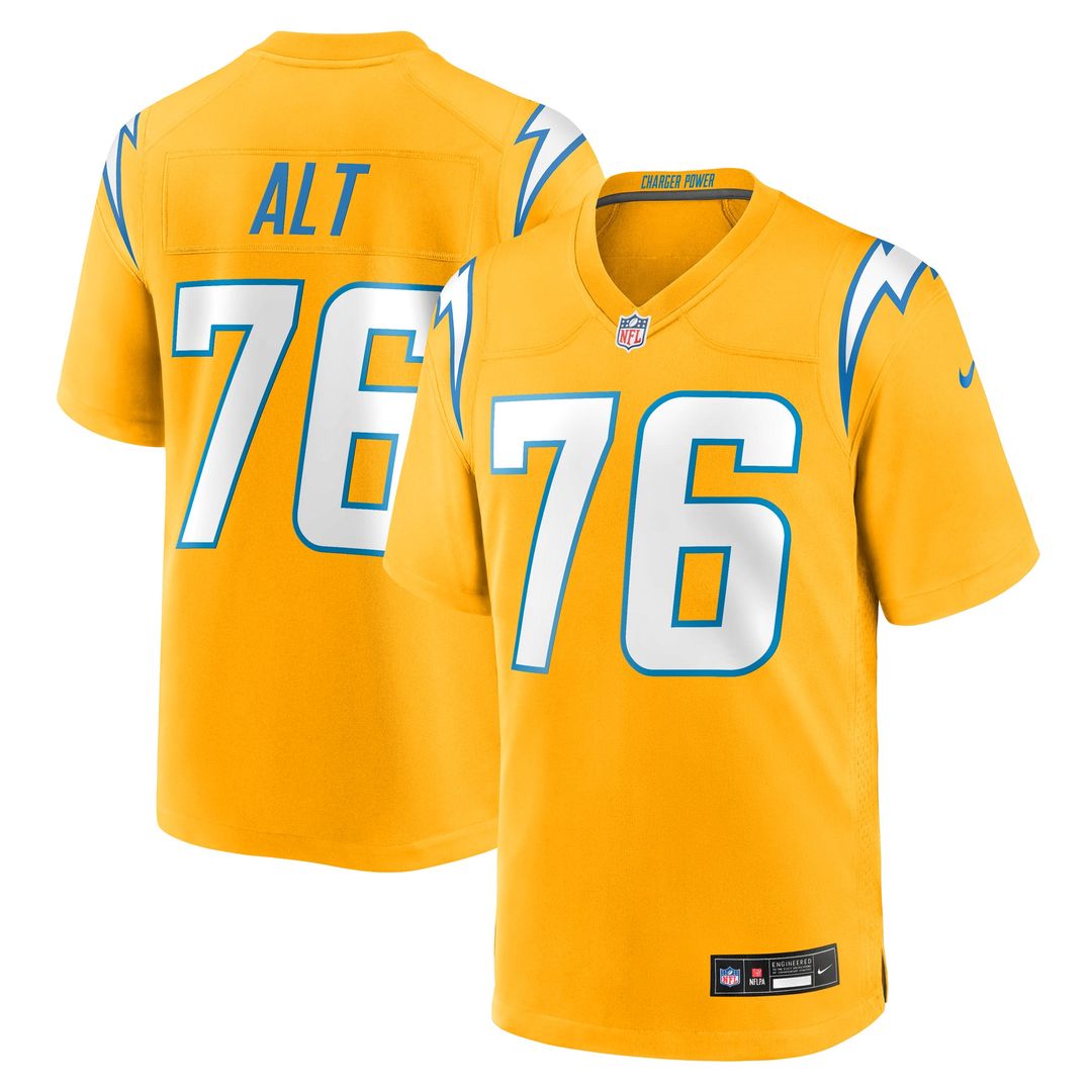 Joe Alt Los Angeles Chargers Player Game Jersey - Powder Blue
