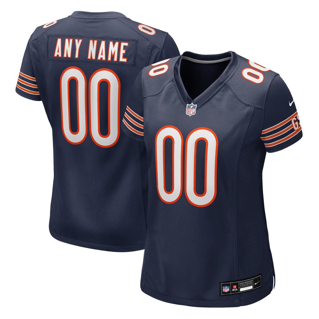 Chicago Bears Nike Women's Alternate Custom Game Jersey - Orange