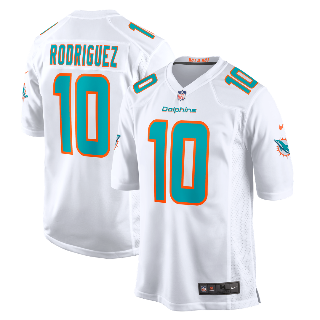 Jacob Rodriguez Miami Dolphins Nike Alternate Game Jersey - Aqua
