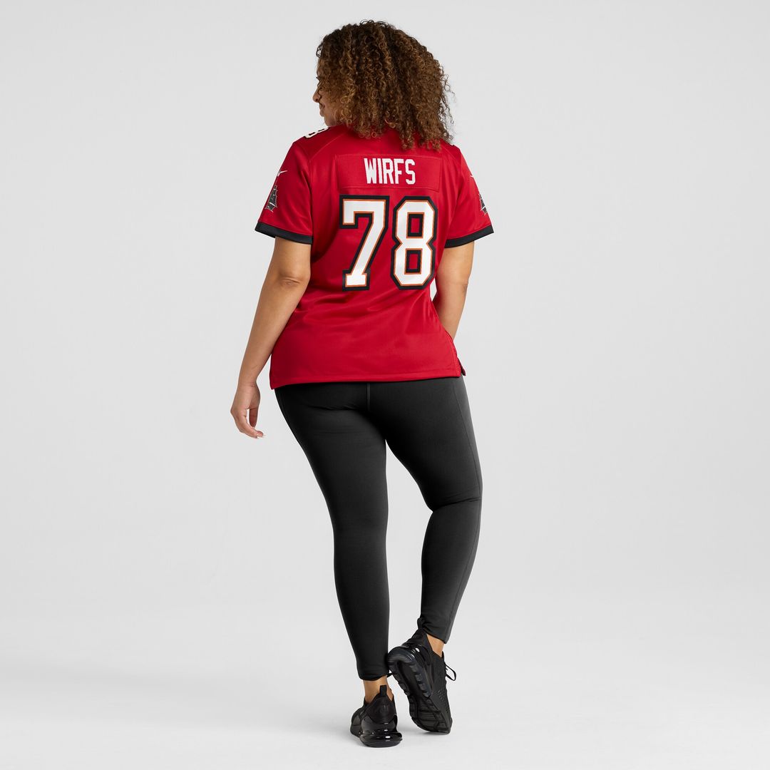 Tristan Wirfs Tampa Bay Buccaneers Nike Women's Team Game Jersey -  Red