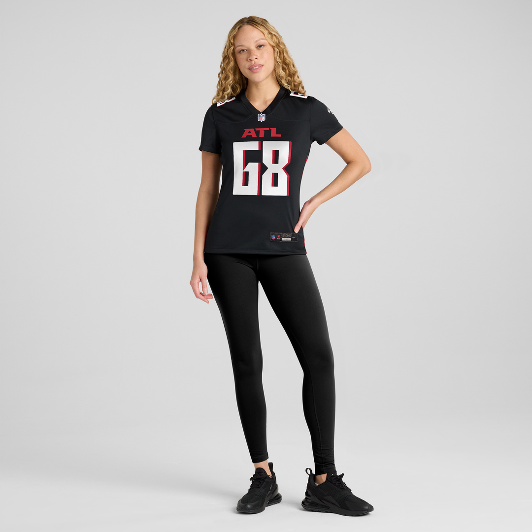 Josh Andrews Atlanta Falcons Nike Women's Game Player Jersey - Black