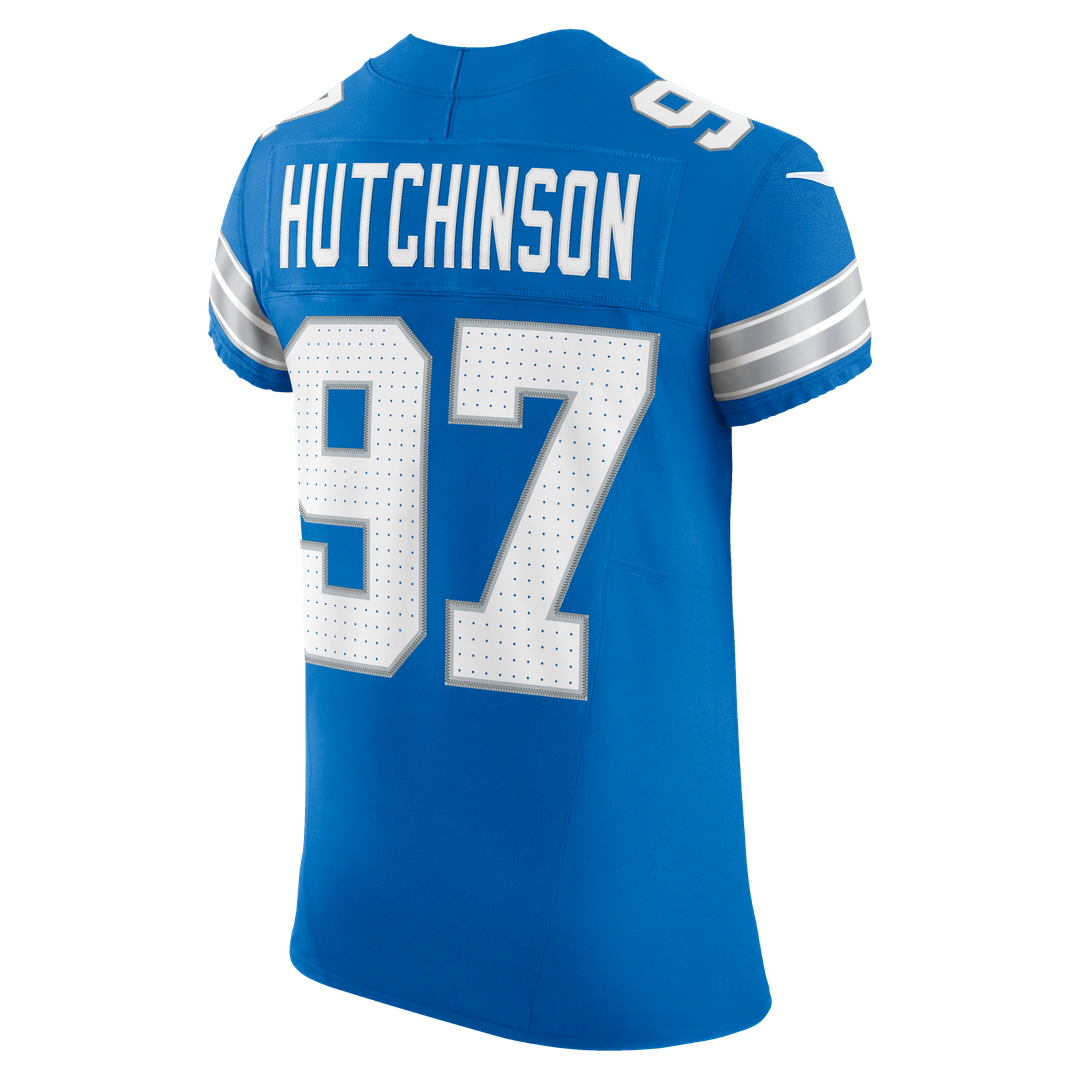 Aidan Hutchinson Detroit Lions Nike Alternate Vapor F.U.S.E. Elite Jersey - Black