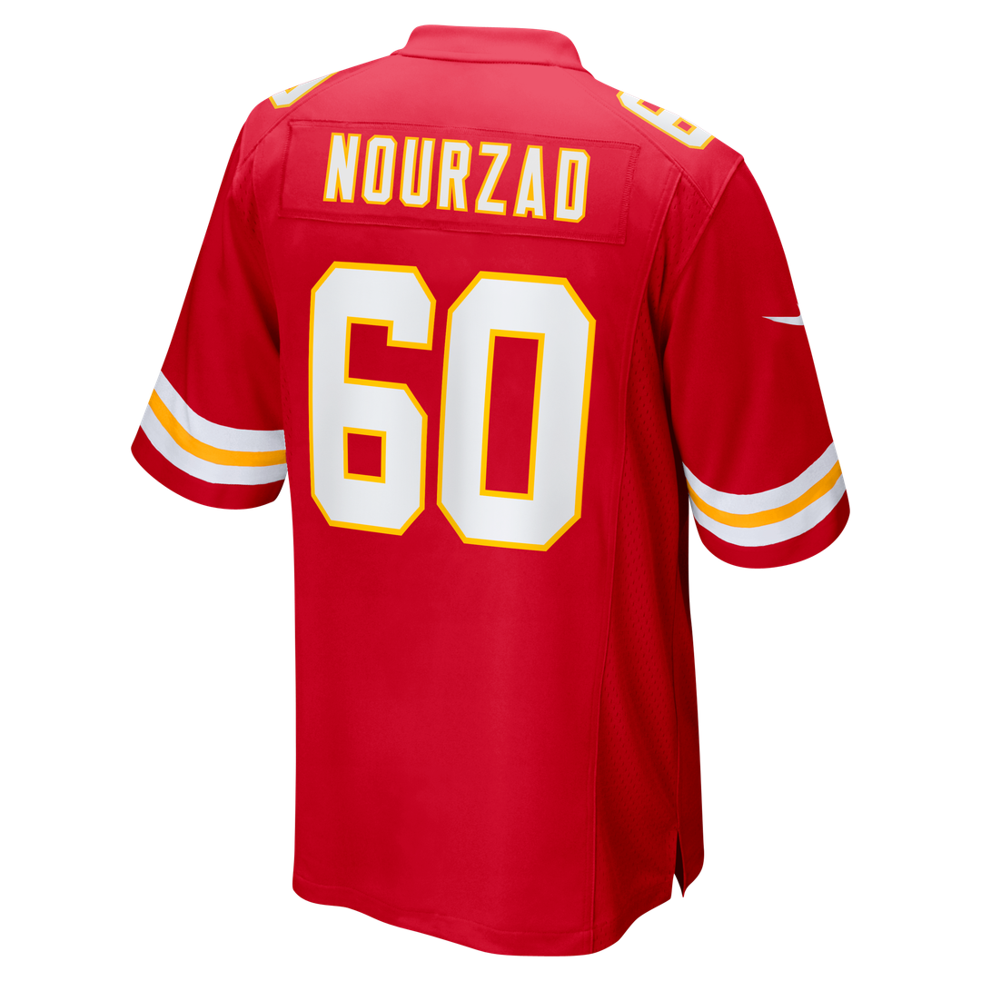 Hunter Nourzad Kansas City Chiefs Nike  Game Jersey -  Red