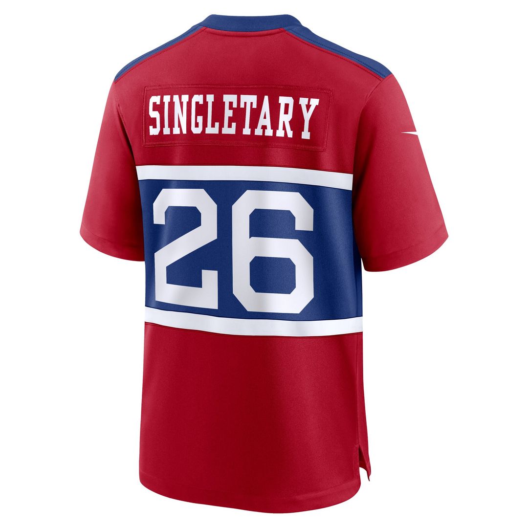 Devin Singletary New York Giants Nike Alternate Player Game Jersey - Century Red