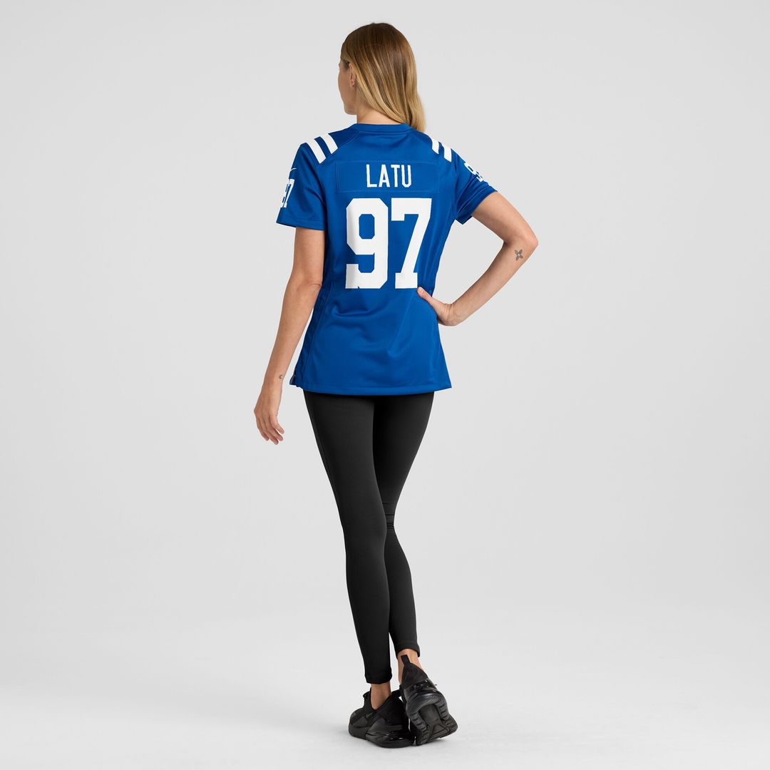 Laiatu Latu Indianapolis Colts Nike Women's Game Jersey -  Royal