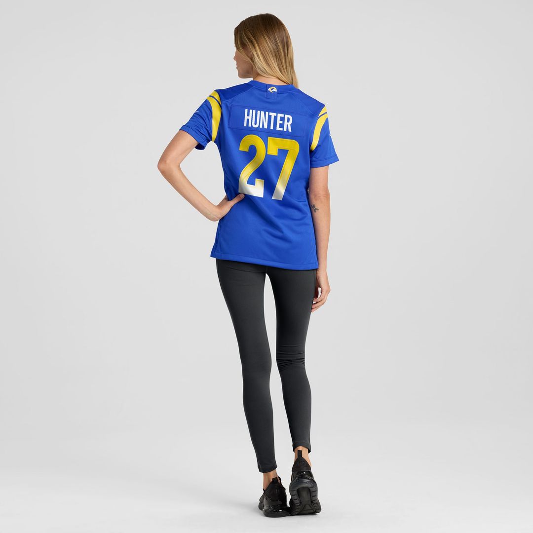 Jarquez Hunter Los Angeles Rams Nike Women's Team Game Jersey -  Royal