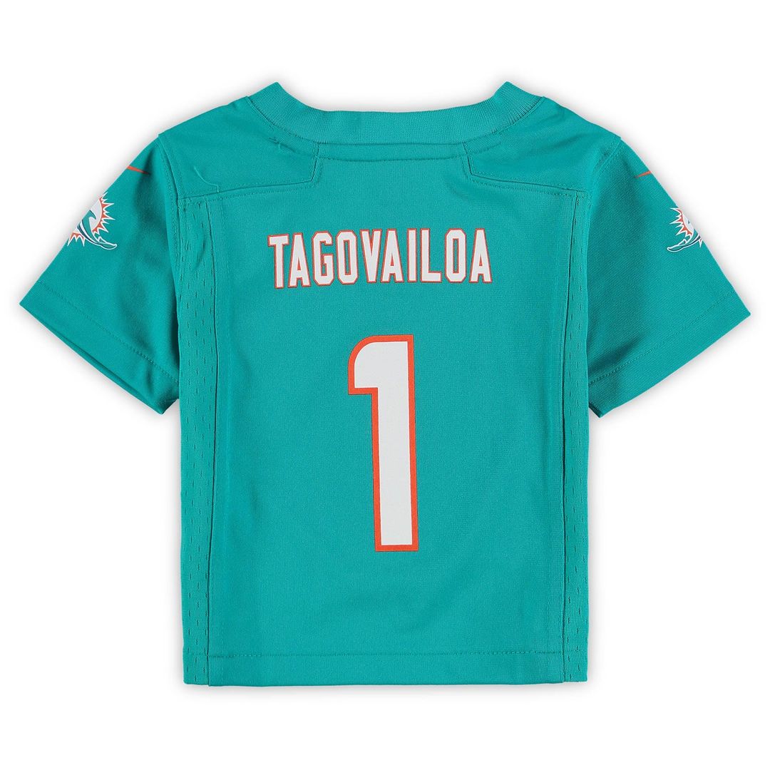 Tua Tagovailoa Miami Dolphins Nike Infant Team  Player Game Jersey - Aqua