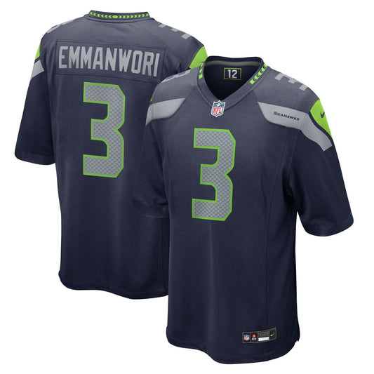 Nick Emmanwori Seattle Seahawks Nike Team Game Jersey -  College Navy