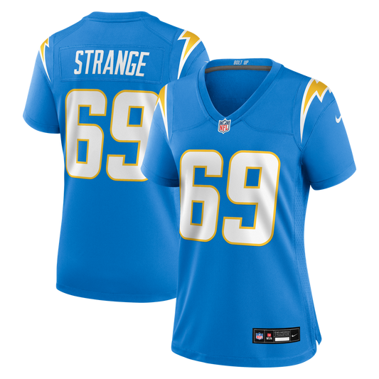 Cole Strange Los Angeles Chargers Nike Women's Team Game Jersey -  Powder Blue