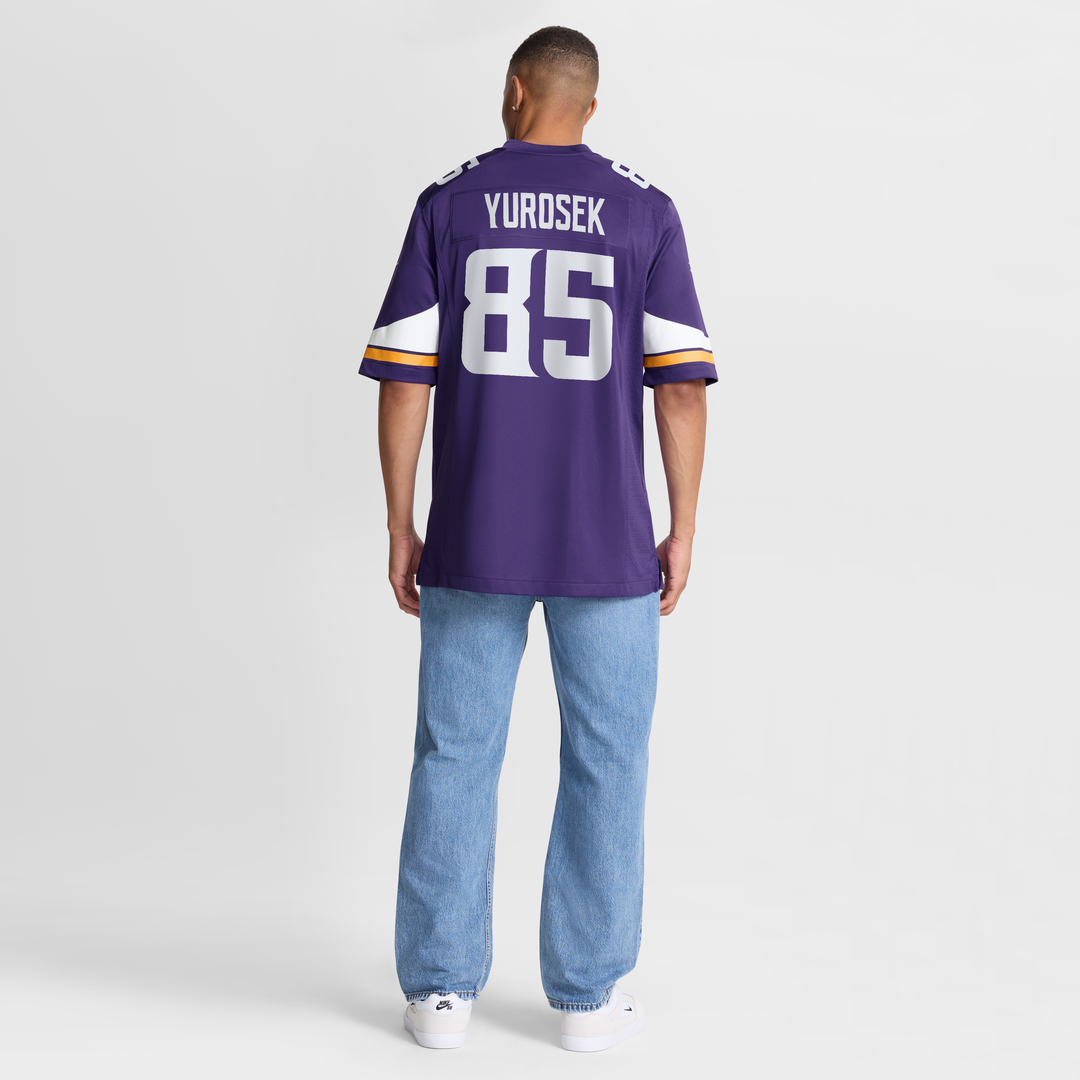 Ben Yurosek Minnesota Vikings Nike Team Game Jersey -  Purple