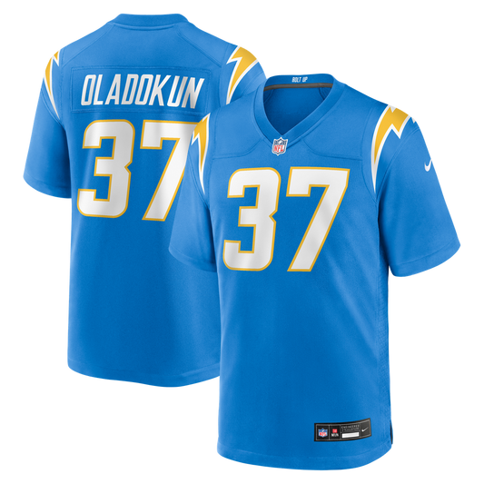 Jordan Oladokun Los Angeles Chargers Nike Team Game Jersey -  Powder Blue