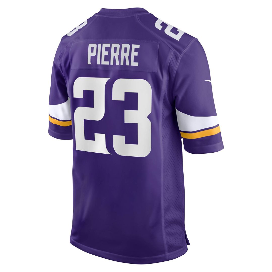 James Pierre Minnesota Vikings Nike Team Game Jersey -  Purple