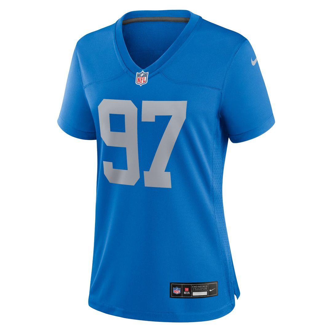 Aidan Hutchinson Detroit Lions Nike Women's Game Jersey - White