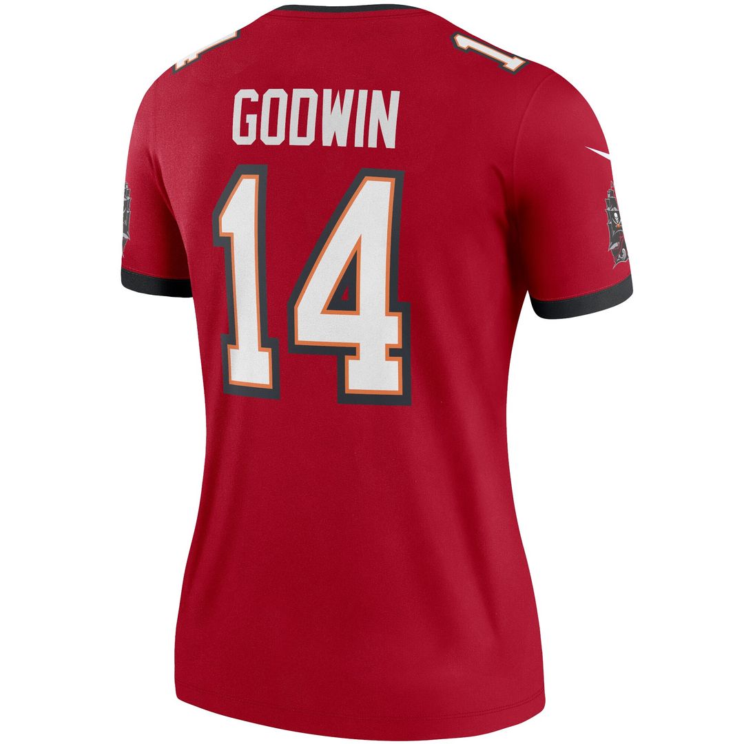 Chris Godwin Tampa Bay Buccaneers Nike Women's Alternate Legend Player Performance Top -  Pewter