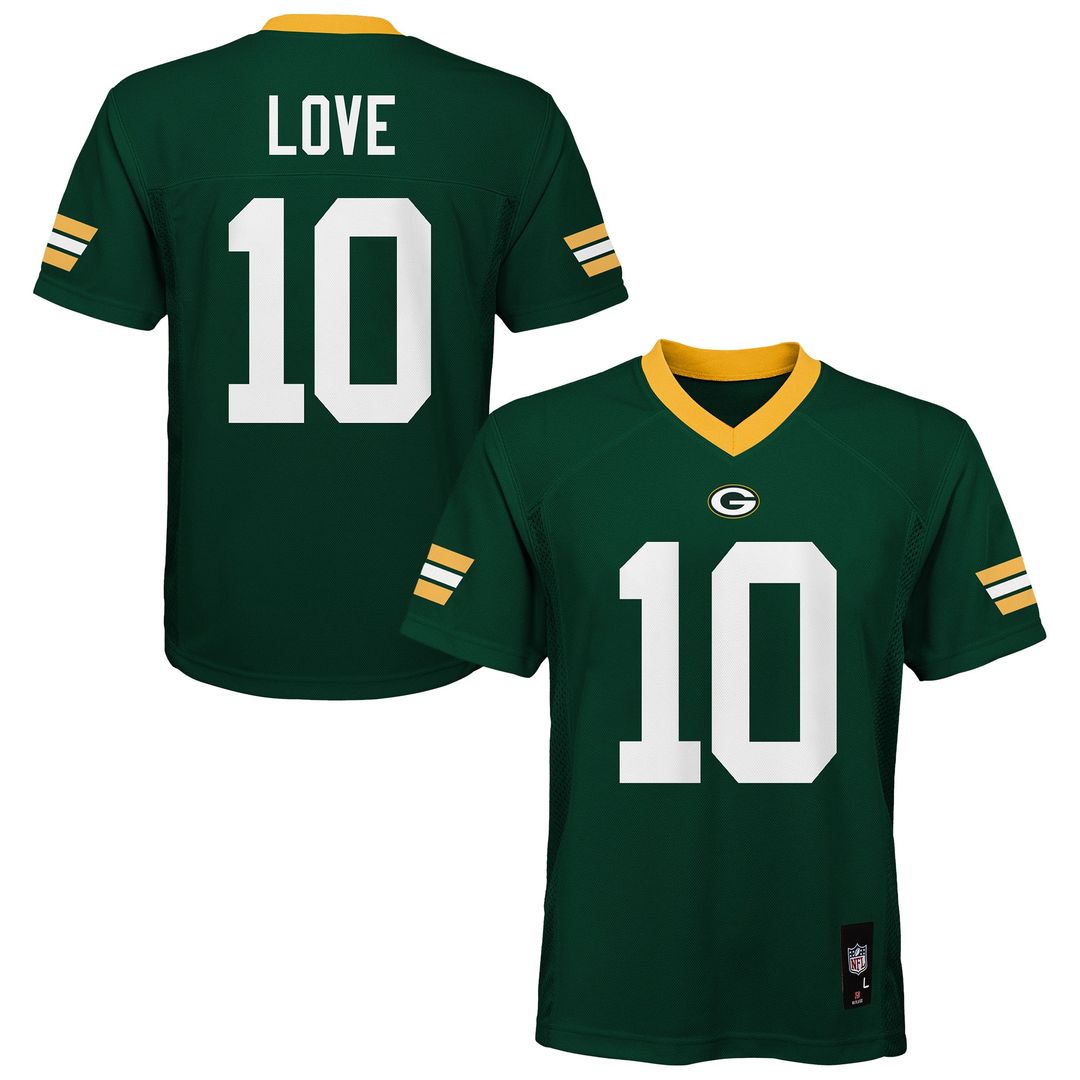 Jordan Love Green Bay Packers Outerstuff Preschool Replica Player Jersey - Green