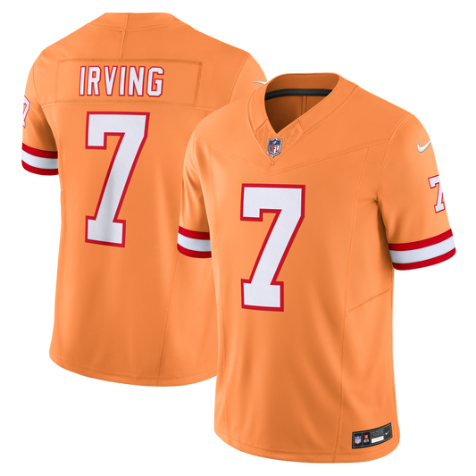 Bucky Irving Tampa Bay Buccaneers Nike Alternate 2 Throwback Vapor F.U.S.E. Limited Jersey - Orange