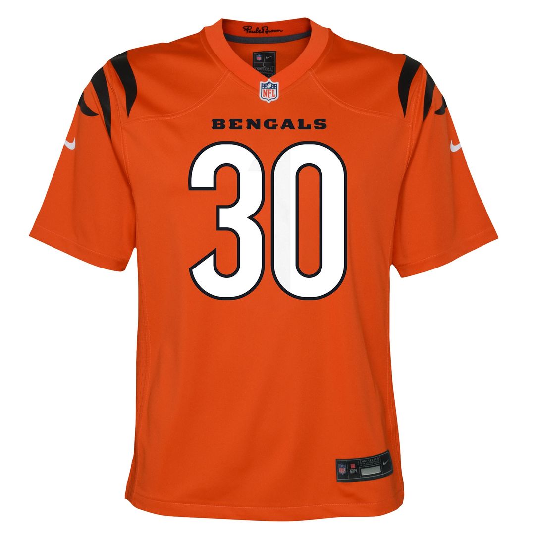Chase Brown Cincinnati Bengals Nike Youth Youth - Orange