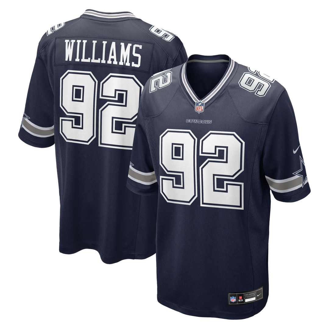 Quinnen Williams Dallas Cowboys Nike Team Game Jersey - Navy