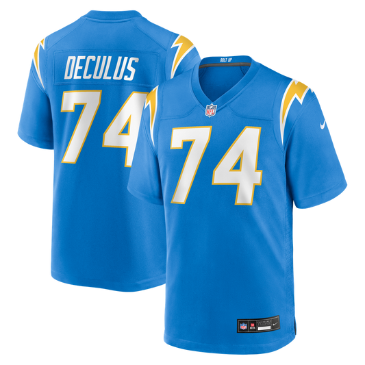 Austin Deculus Los Angeles Chargers Nike Team Game Jersey -  Powder Blue