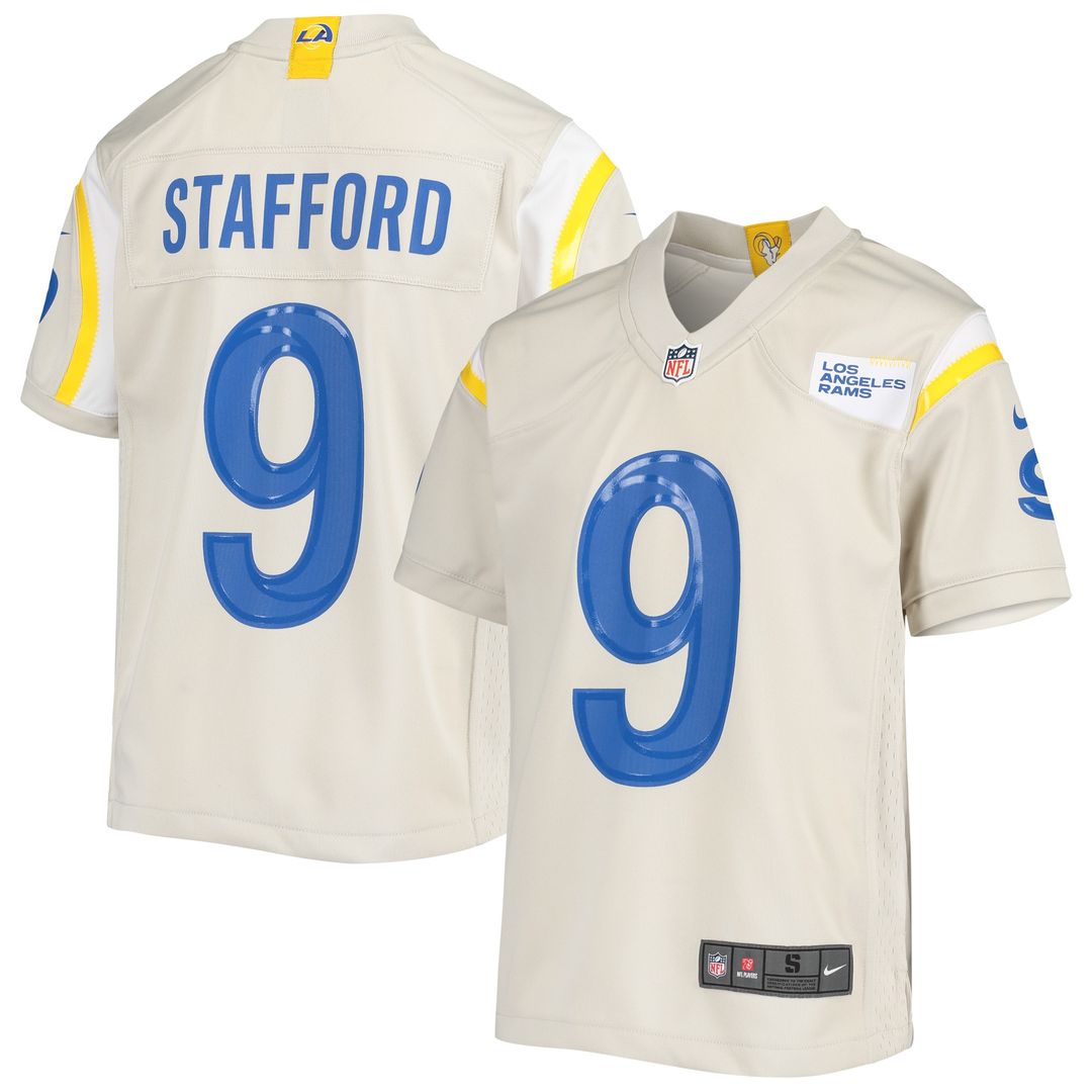 Matthew Stafford Los Angeles Rams Nike Youth Game Jersey - White