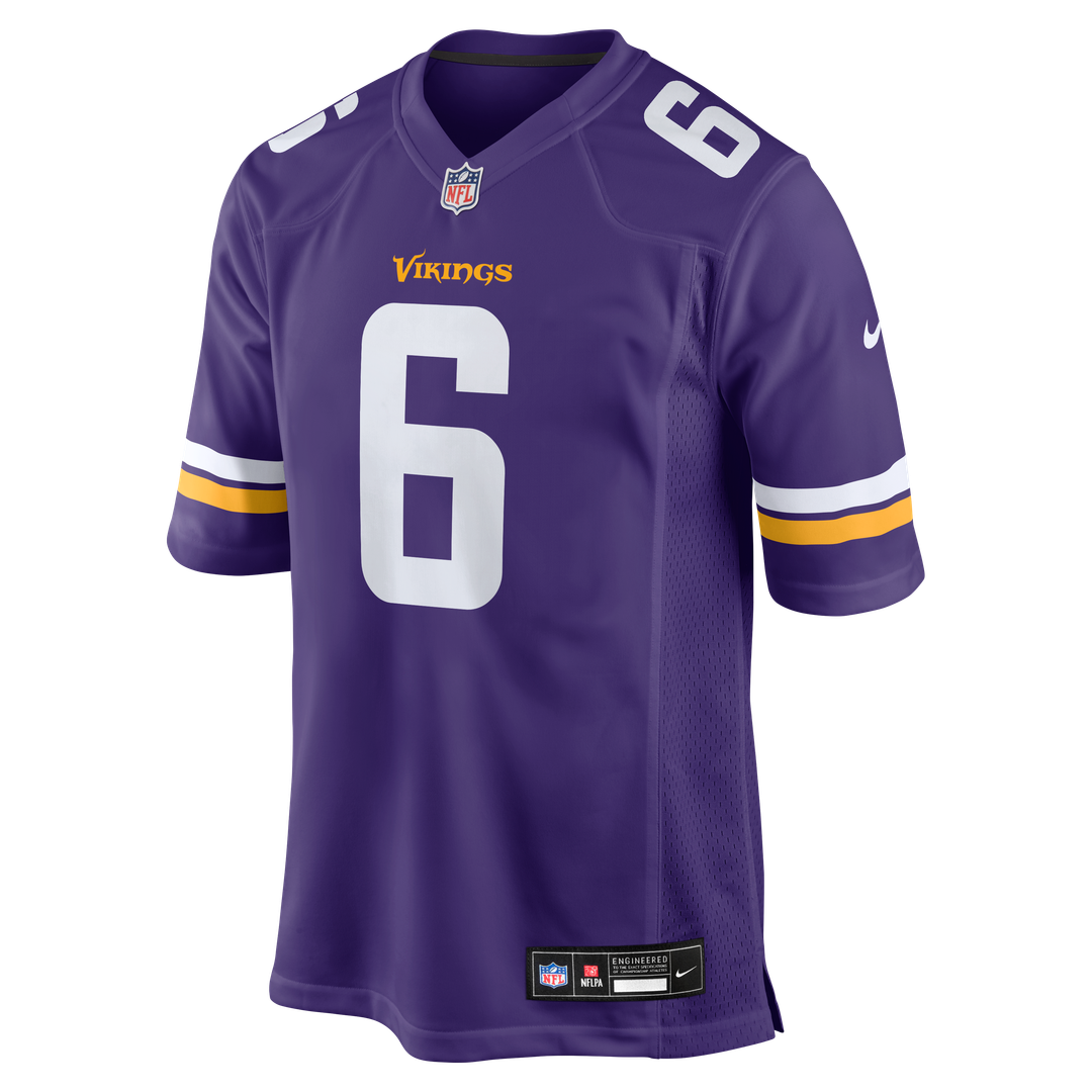 Brian Asamoah II Minnesota Vikings Nike  Game Jersey -  Purple