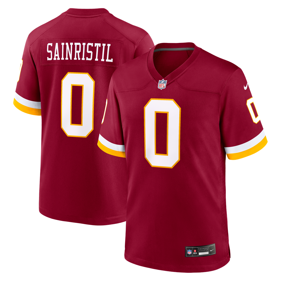 Mike Sainristil Washington Commanders Nike Hail Raiser Alternate Game Jersey - Black