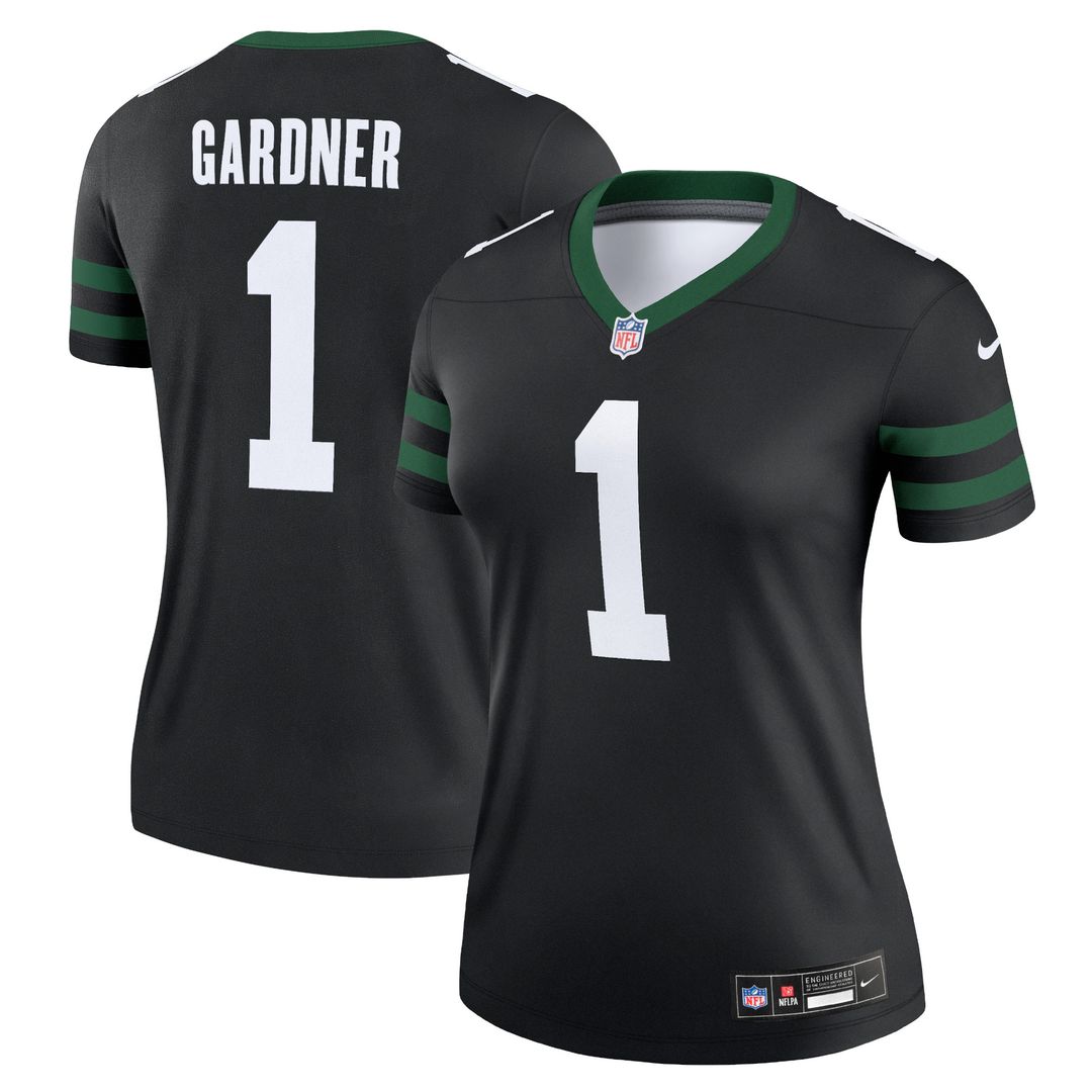 Ahmad Sauce Gardner New York Jets Nike Women's Legend Player Performance Top - Legacy Green