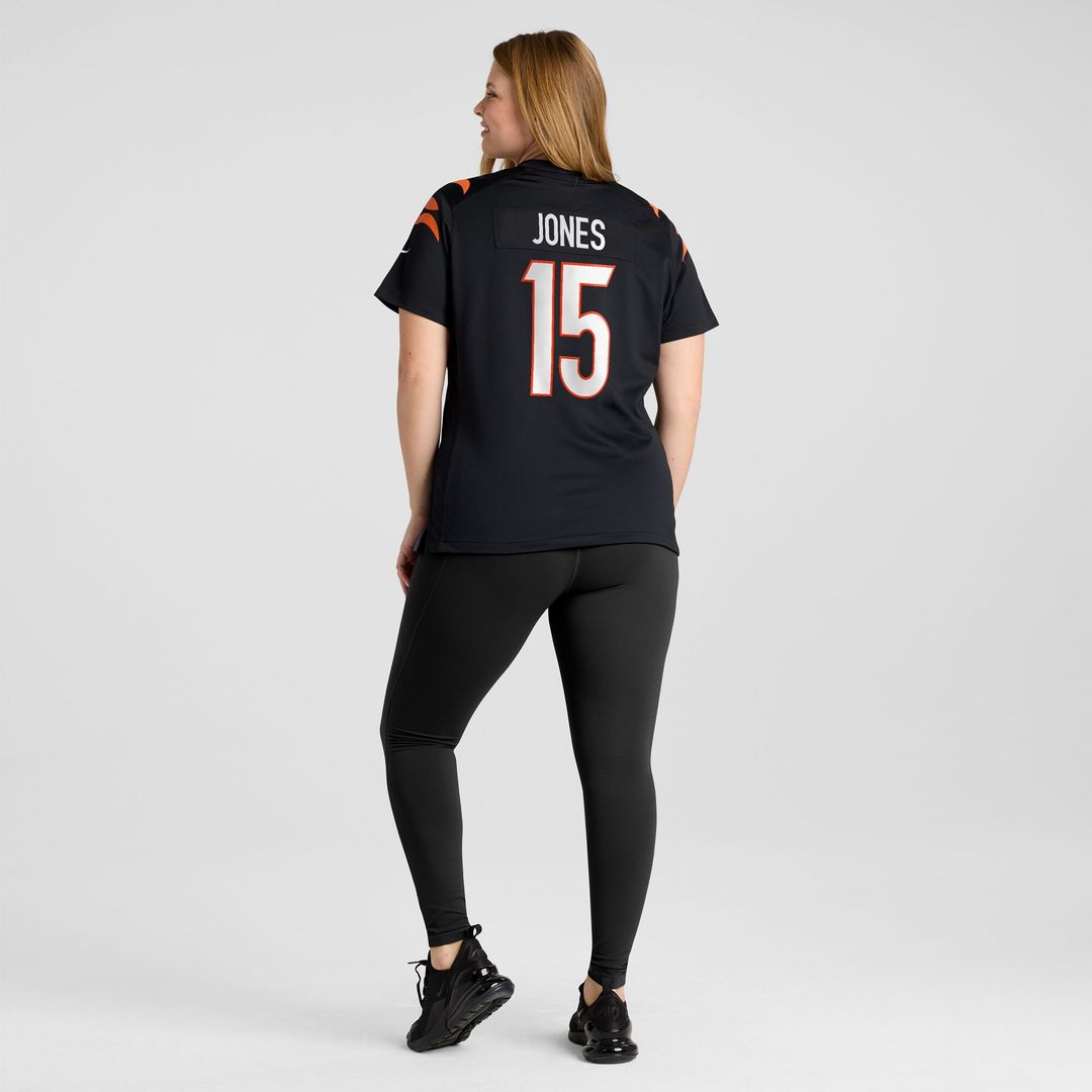Charlie Jones Cincinnati Bengals Nike Women's Team Game Jersey -  Black