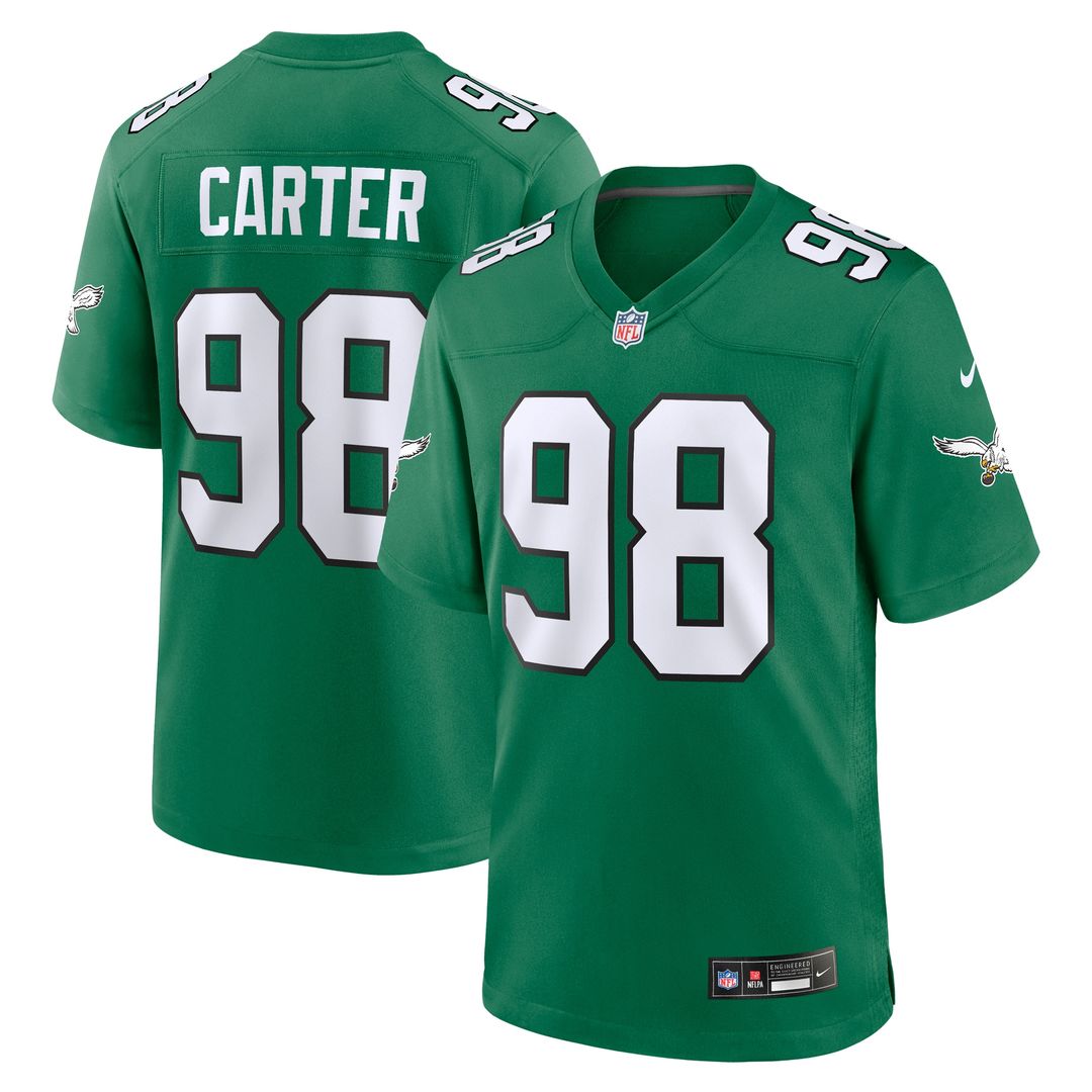Jalen Carter Philadelphia Eagles Nike Alternate Game Player Jersey - Black