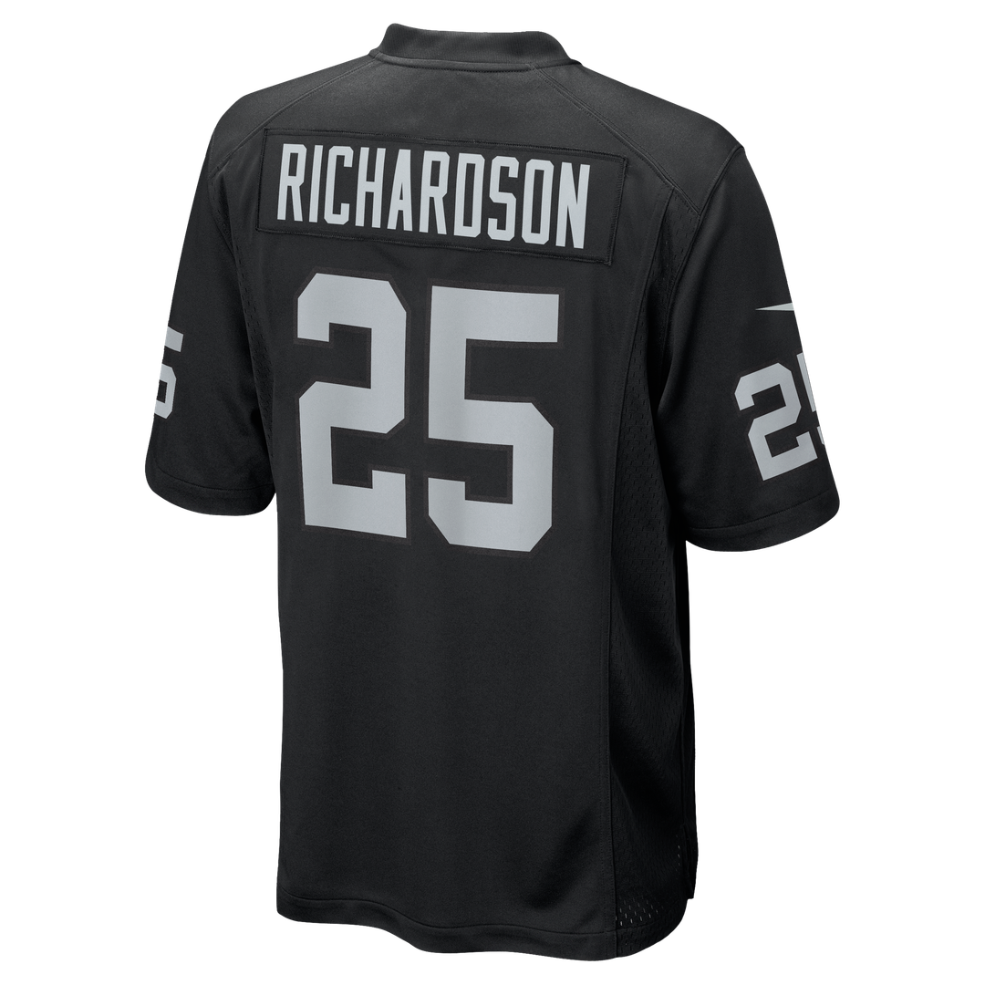 Decamerion Richardson Las Vegas Raiders Nike Team Game Jersey -  Black