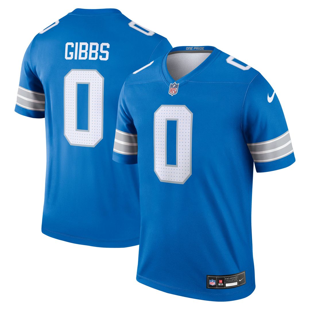 Jahmyr Gibbs Detroit Lions Nike Legend Player Performance Top - Blue