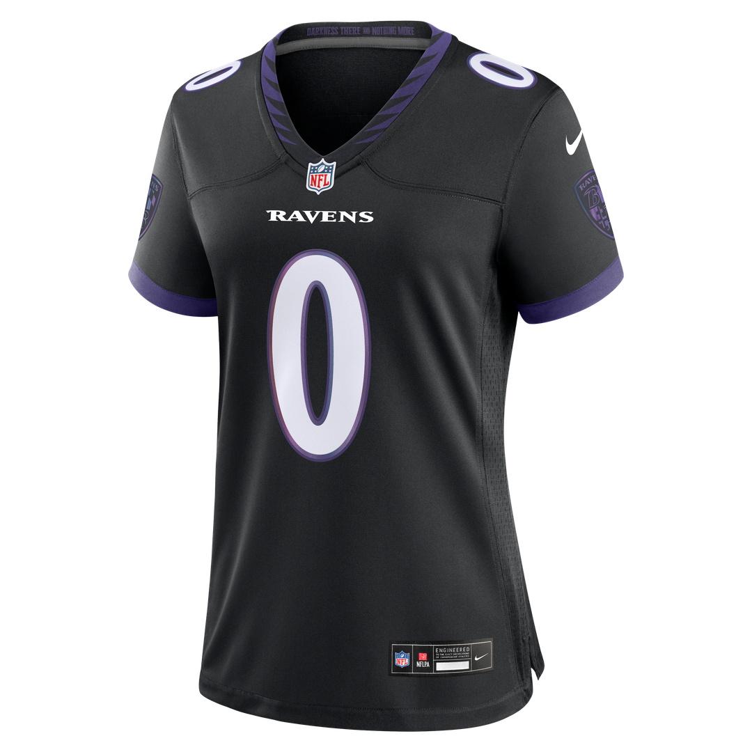 Roquan Smith Baltimore Ravens Nike Women's Alternate Game Jersey - Black