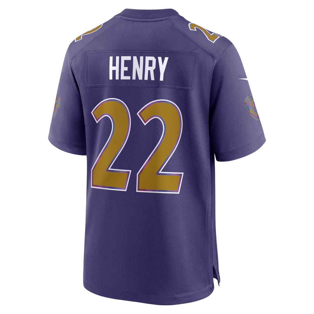 Derrick Henry Baltimore Ravens Nike Alternate Game Jersey - Black