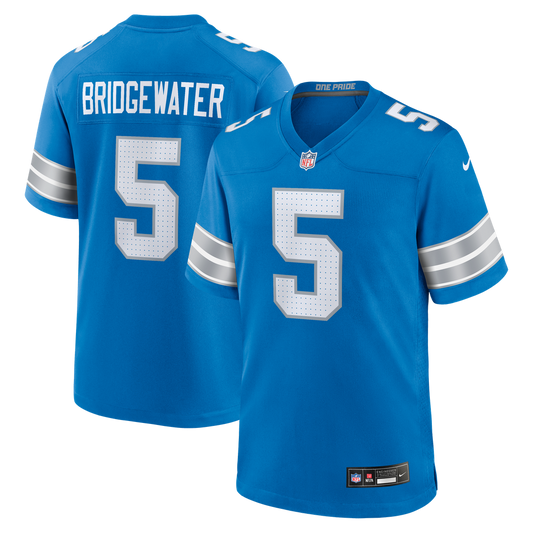 Teddy Bridgewater Detroit Lions Nike Team Game Jersey -  Blue