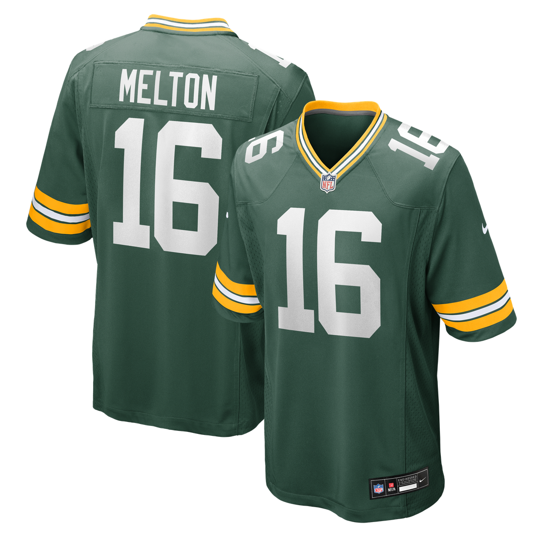 Bo Melton Green Bay Packers Nike Team Game Jersey -  Green