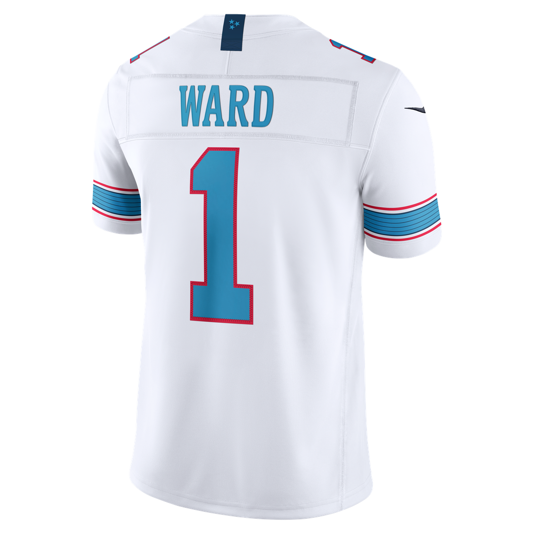 Cameron Ward Tennessee Titans Nike Vapor F.U.S.E. Stitched Limited Jersey - White