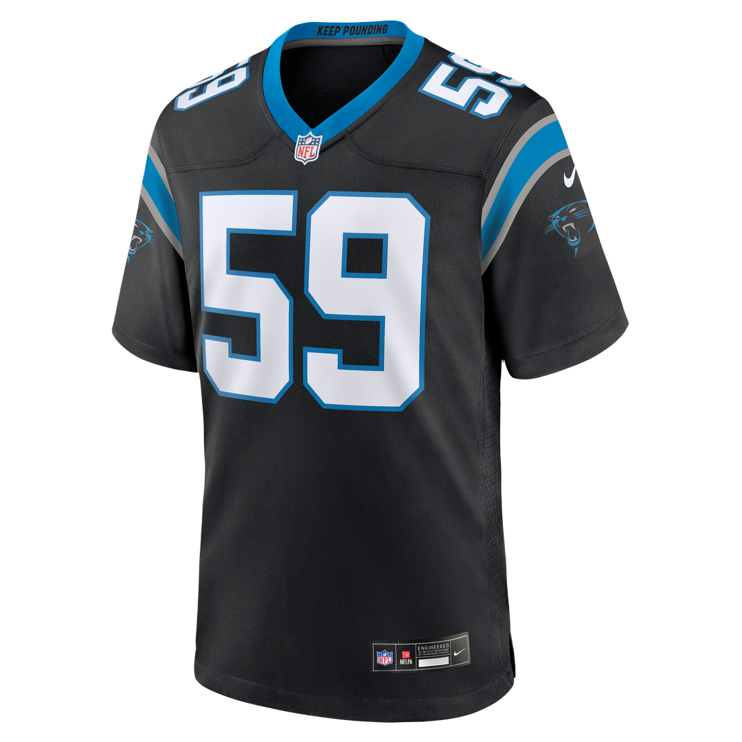 Luke Kuechly Carolina Panthers Nike Team Game Jersey -  Black