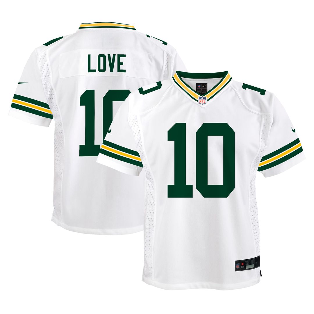 Jordan Love Green Bay Packers Nike Youth Game Jersey - Green