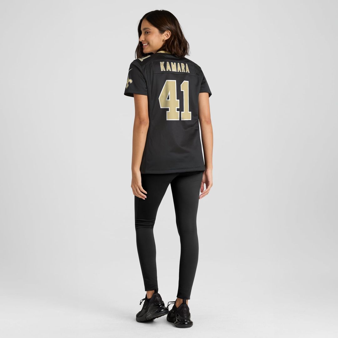 Alvin Kamara New Orleans Saints Women's Game Jersey - Black