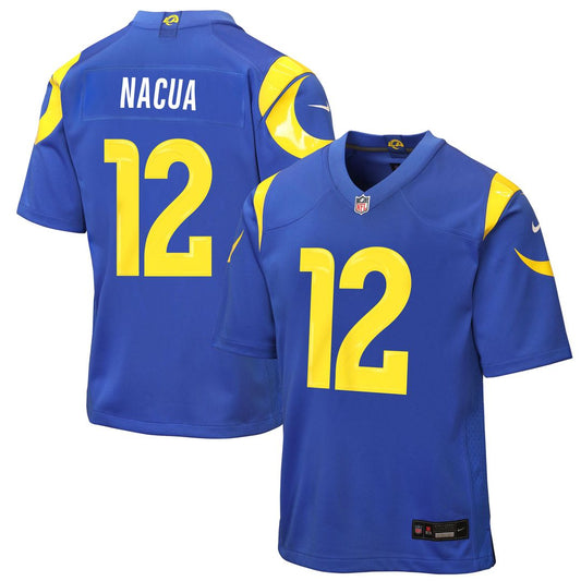 Puka Nacua Los Angeles Rams Nike Youth Game Jersey - Royal
