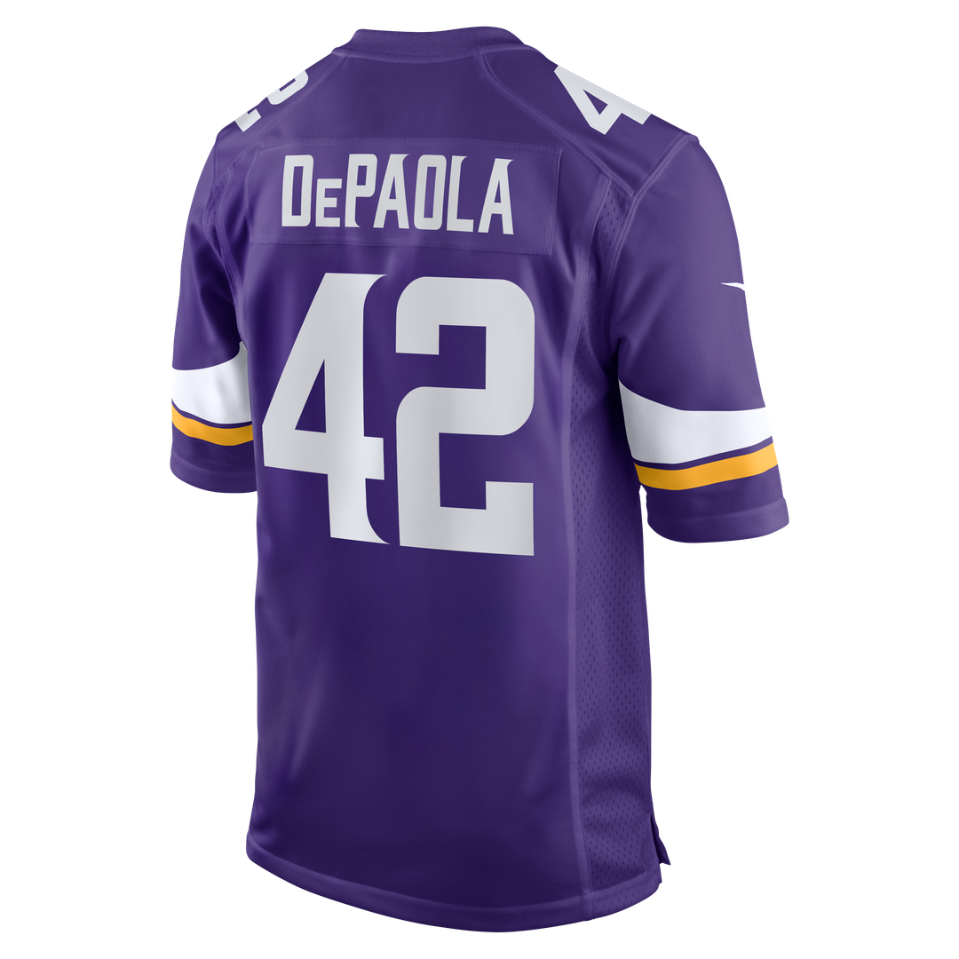 Andrew DePaola Minnesota Vikings Nike Game Jersey - Purple