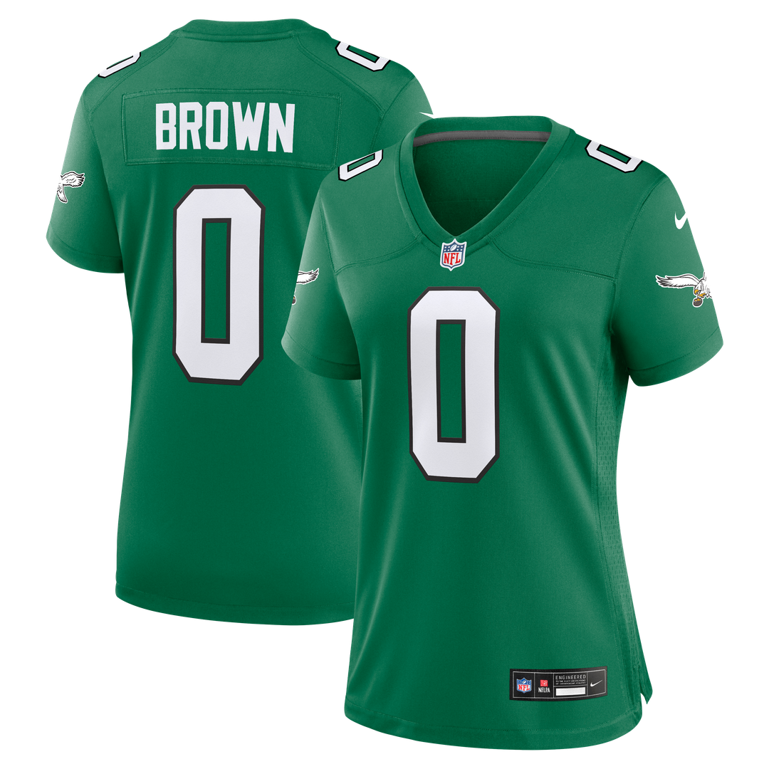 Marquise Brown Philadelphia Eagles Nike Women's Team Game Jersey -  Midnight Green