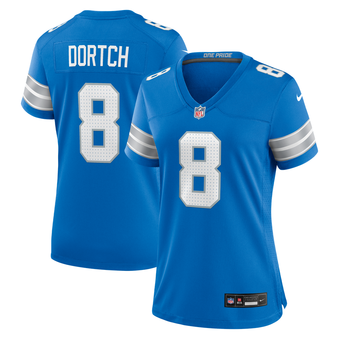 Greg Dortch Detroit Lions Nike Women's Team Game Jersey -  Blue