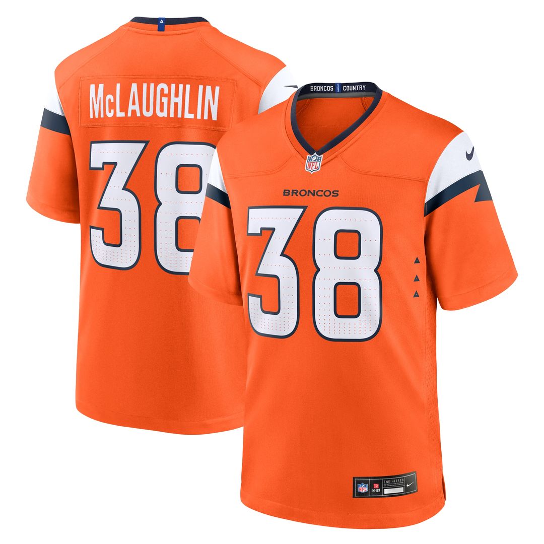 Jaleel McLaughlin Denver Broncos Nike Game Jersey -  White